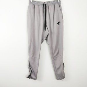 Nike Air Max Spell Out Zipper Joggers Grey Large